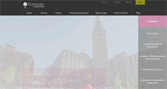 Desktop Screenshot of clevelandfoundation.org